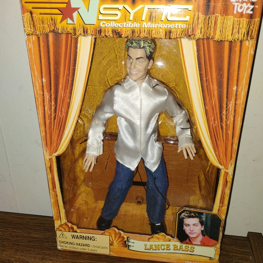 NSYNC Collectible Marionette Doll - Silver and Blue